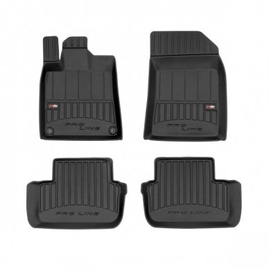 Peugeot 407 2004-2011 3D guminiai kilimėliai Frogum Proline Peugeot 407 2004-2011 3D guminiai kilimėliai Frogum Proline
