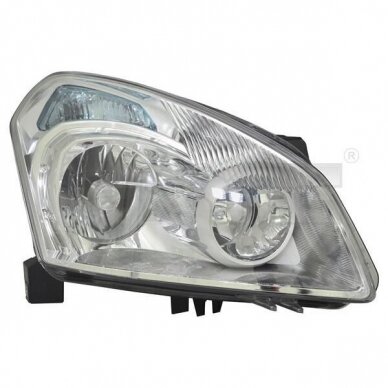 Priekinis žibintas TYC Nissan Qashqai J10, J10E 2006-2010 Priekinis žibintas TYC Nissan Qashqai J10, J10E 2006-2010
