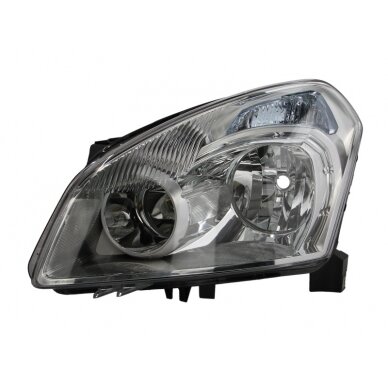 Priekinis žibintas TYC Nissan Qashqai J10, J10E 2006-2010 Priekinis žibintas TYC Nissan Qashqai J10, J10E 2006-2010