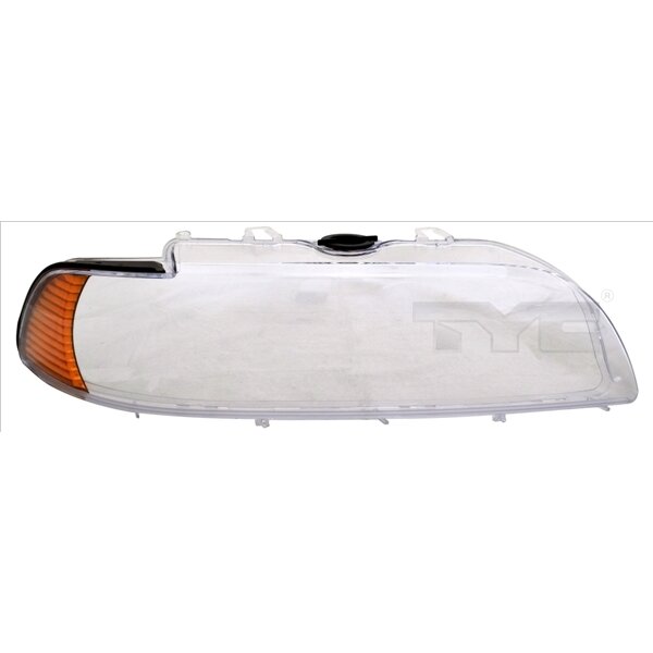 Priekinio žibinto stiklas BMW 5 E39 2000-2003 (oranžinis posūkio žibintas) Priekinio žibinto stiklas BMW 5 E39 2000-2003 (oranžinis posūkio žibintas)