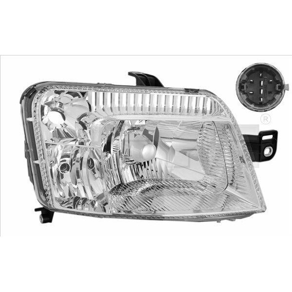Priekinis žibintas TYC Fiat Panda 2003- Priekinis žibintas TYC Fiat Panda 2003-