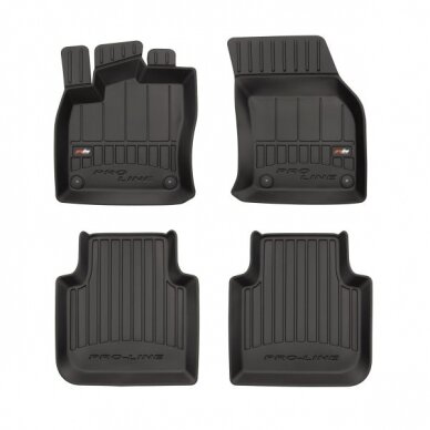 Skoda Kadiaq 2016- 3D guminiai kilimėliai Frogum Proline Skoda Kadiaq 2016- 3D guminiai kilimėliai Frogum Proline
