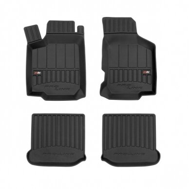 Skoda Octavia 1996-2004 3D guminiai kilimėliai Frogum Proline Skoda Octavia 1996-2004 3D guminiai kilimėliai Frogum Proline