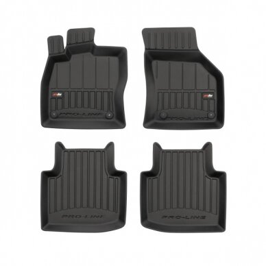 Skoda Superb 2015- 3D guminiai kilimėliai Frogum Proline Skoda Superb 2015- 3D guminiai kilimėliai Frogum Proline