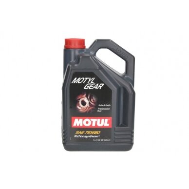 Tansmisinė alyva Motul MOTYLGEAR 75W80 5L Tansmisinė alyva Motul MOTYLGEAR 75W80 5L