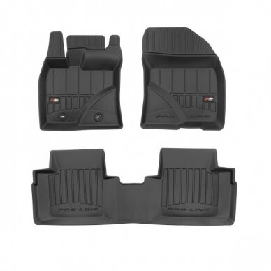 Toyota Avensis T27 2009- 3D guminiai kilimėliai Frogum Proline Toyota Avensis T27 2009- 3D guminiai kilimėliai Frogum Proline