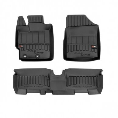 Toyota Yaris 2005-2011 3D guminiai kilimėliai Frogum Proline Toyota Yaris 2005-2011 3D guminiai kilimėliai Frogum Proline