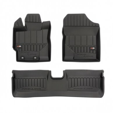 Toyota Yaris 2011-2019 3D guminiai kilimėliai Frogum Proline Toyota Yaris 2011-2019 3D guminiai kilimėliai Frogum Proline
