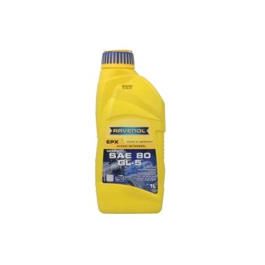 Transmisinė alyva Ravenol EPX SAE 80 GL-5, 1L