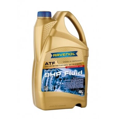 Transmisinė alyva Ravenol ATF 9HP FLUID, 4L Transmisinė alyva Ravenol ATF 9HP FLUID, 4L