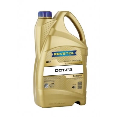 Transmisinė alyva Ravenol ATF DCT-F3, 4L Transmisinė alyva Ravenol ATF DCT-F3, 4L