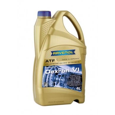 Transmisinė alyva Ravenol ATF DEXRON VI, 4L Transmisinė alyva Ravenol ATF DEXRON VI, 4L
