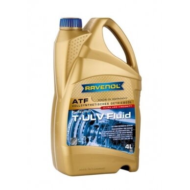 Transmisinė alyva Ravenol ATF T-ULV, 4L Transmisinė alyva Ravenol ATF T-ULV, 4L
