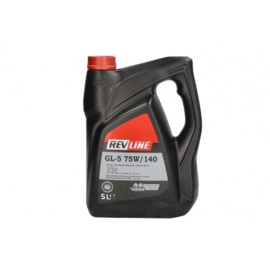 Transmisinė alyva Revline GL-5 75W140, 5L Transmisinė alyva Revline GL-5 75W140, 5L