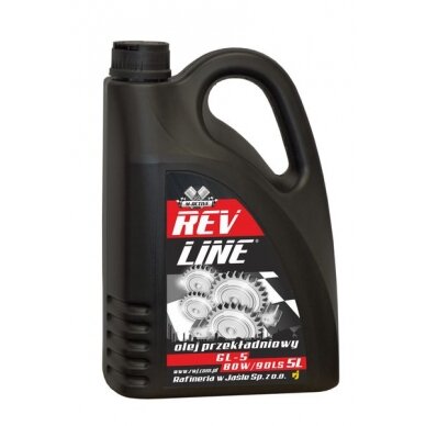 Transmisinė alyva Revline GL-5 80W90 LS, 5L Transmisinė alyva Revline GL-5 80W90 LS, 5L