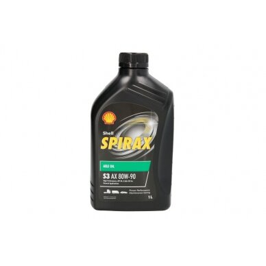 Transmisinė alyva Shell Spirax S3 AX 80W90, 1L Transmisinė alyva Shell Spirax S3 AX 80W90, 1L