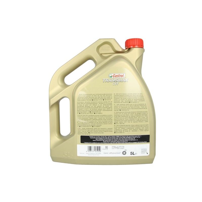 Transmisinė alyva Castrol Transmax CVT, 5L 1 Transmisinė alyva Castrol Transmax CVT, 5L 1