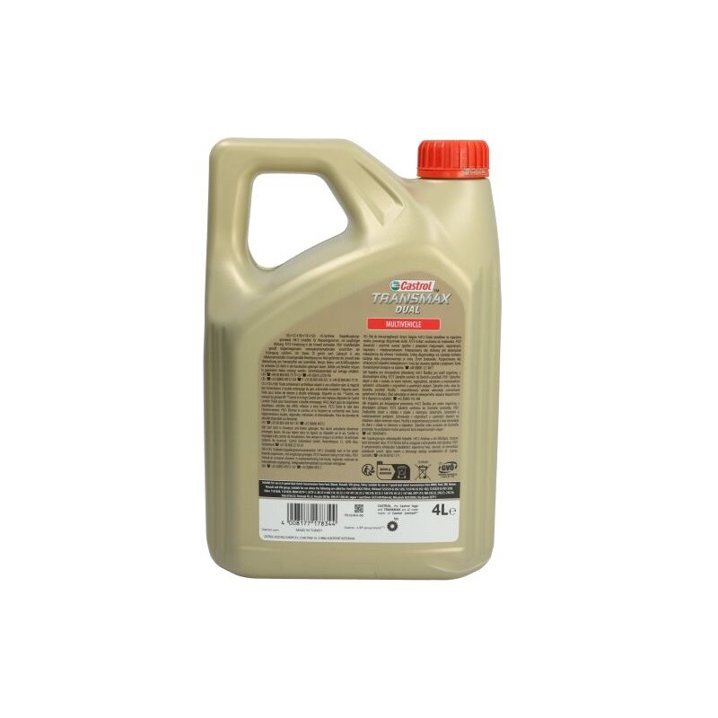 Transmisinė alyva Castrol Transmax DUAL MV, 4L 1 Transmisinė alyva Castrol Transmax DUAL MV, 4L 1