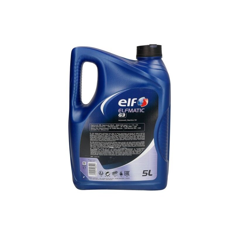 Transmisinė alyva ELF ELFMATIC G3, 5L 1 Transmisinė alyva ELF ELFMATIC G3, 5L 1
