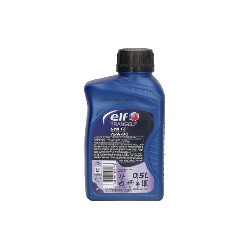 Transmisinė alyva ELF TRANS. SYN FE 75W90, 0,5L 1 Transmisinė alyva ELF TRANS. SYN FE 75W90, 0,5L 1