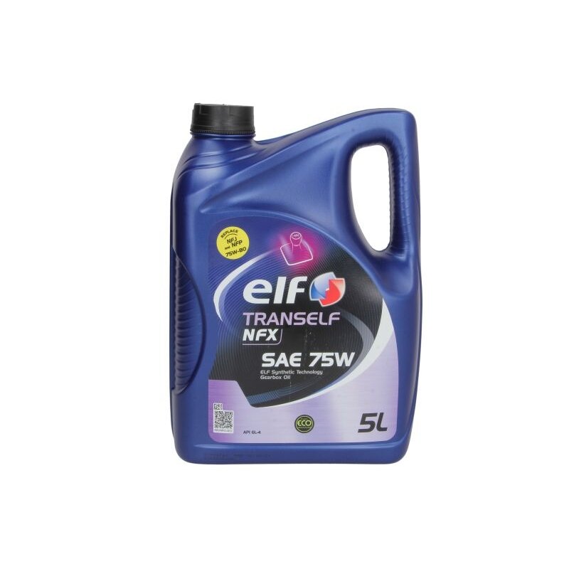 Transmisinė alyva ELF TRANSELF NFX 75W, 5L Transmisinė alyva ELF TRANSELF NFX 75W, 5L