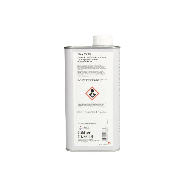 Transmisinė alyva Fuchs Titan CHF 202, 1L 1 Transmisinė alyva Fuchs Titan CHF 202, 1L 1