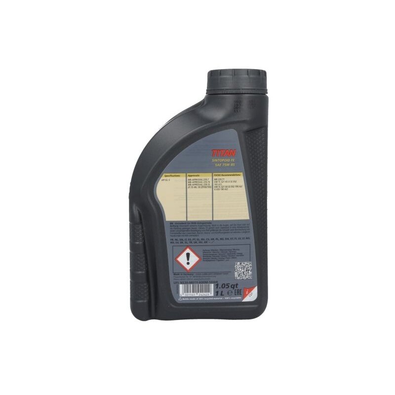 Transmisinė alyva Fuchs Titan SINTOP.FE 75W85, 1L 1