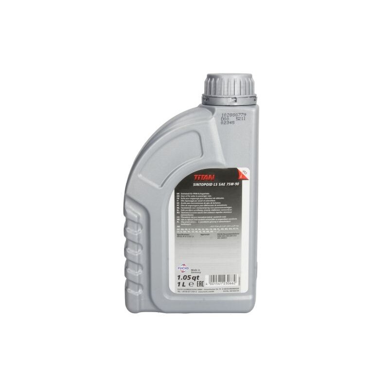 Transmisinė alyva Fuchs Titan SINTOP.LS 75W90, 1L 1 Transmisinė alyva Fuchs Titan SINTOP.LS 75W90, 1L 1