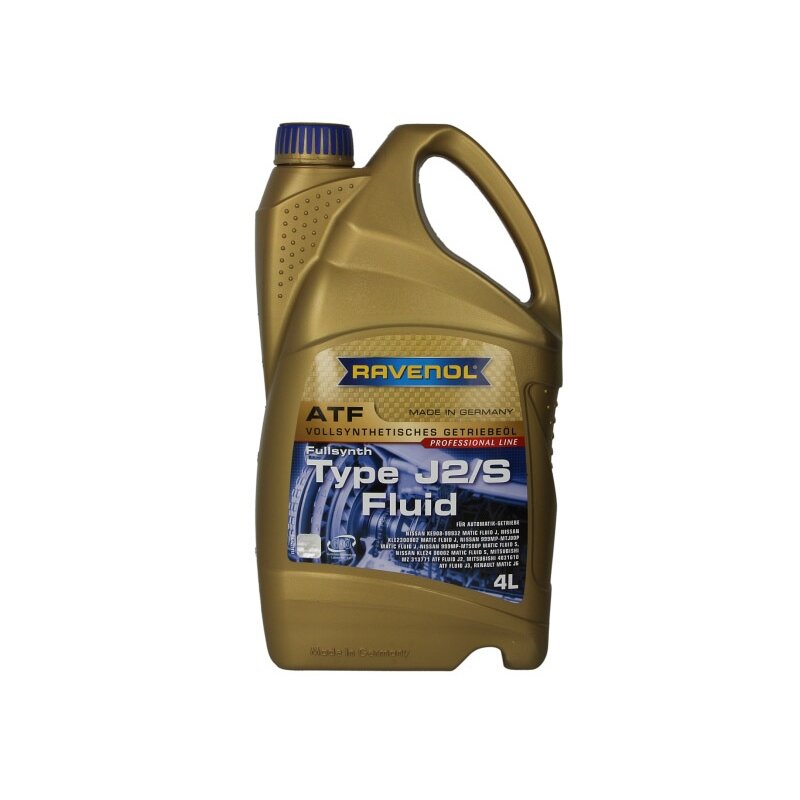 Transmisinė alyva Ravenol ATF J2/S FLUID, 4L Transmisinė alyva Ravenol ATF J2/S FLUID, 4L