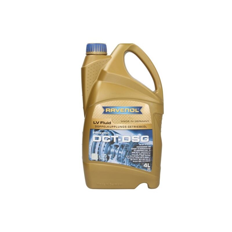 Transmisinė alyva Ravenol DCT-DSG LV FUIDE, 4L Transmisinė alyva Ravenol DCT-DSG LV FUIDE, 4L