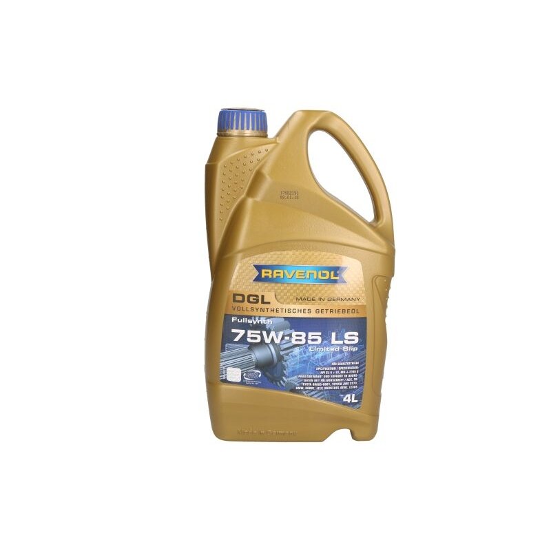 Transmisinė alyva Ravenol DGL 75W85 LS GL-5, 4L Transmisinė alyva Ravenol DGL 75W85 LS GL-5, 4L