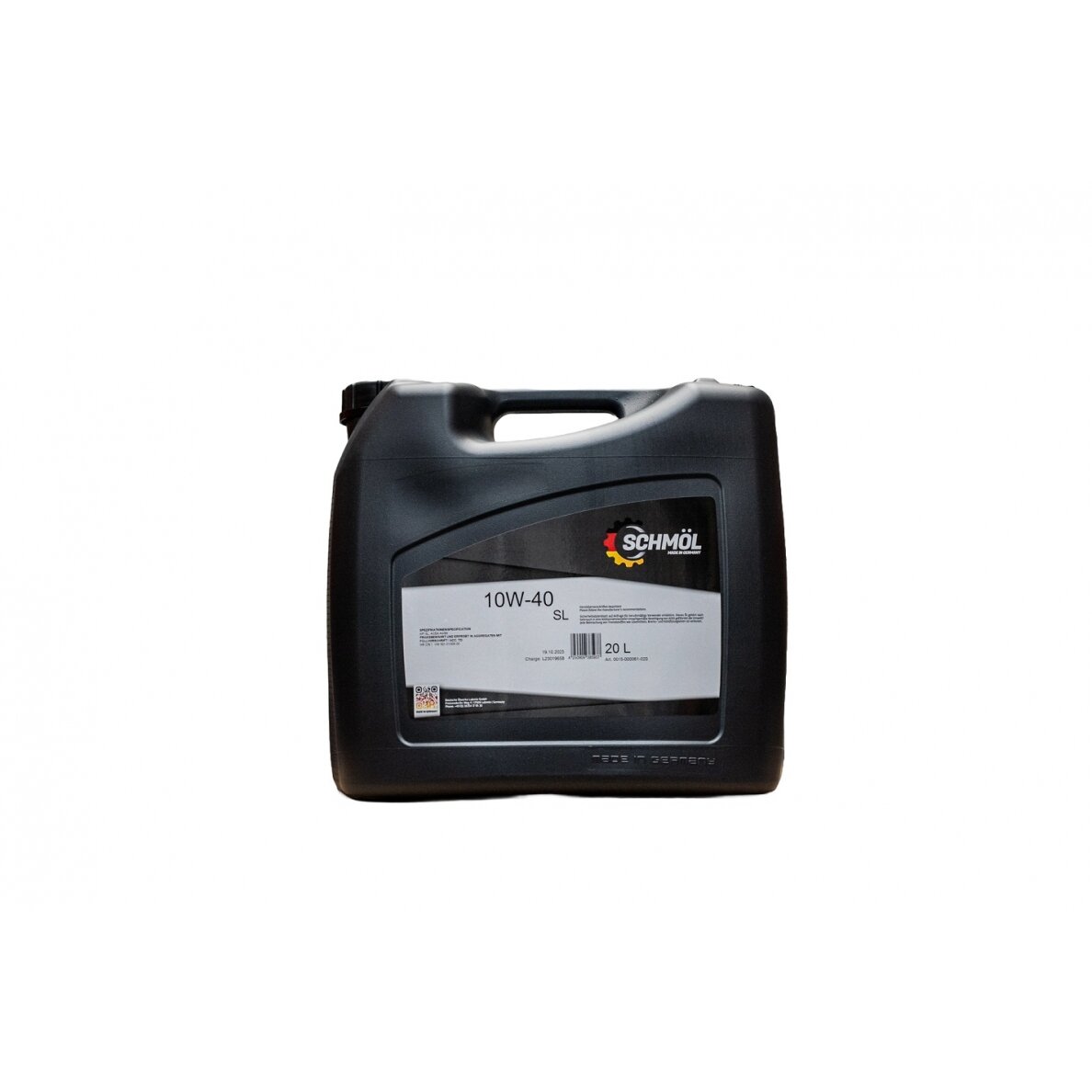 Variklio alyva SCHMOL SL 10W-40, 20L Variklio alyva SCHMOL SL 10W-40, 20L