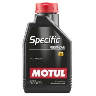 Variklio alyva Motul Specific RBS0-2AE 0W20, 1L Variklio alyva Motul Specific RBS0-2AE 0W20, 1L