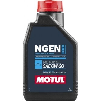 Variklio alyva Motul NGEN HYBRID 0W20, 1L Variklio alyva Motul NGEN HYBRID 0W20, 1L