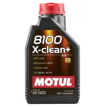 Variklio alyva Motul 8100 X-CLEAN+ 5W30, 1L Variklio alyva Motul 8100 X-CLEAN+ 5W30, 1L