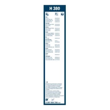 Valytuvas Bosch Twin H380, 380mm