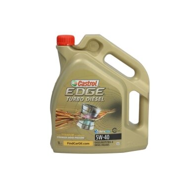 Variklinė alyva Castrol Edge 5W40 TD, 5L
