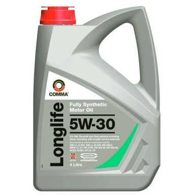 Variklio alyva Comma LONG LIFE 5W30, 4L