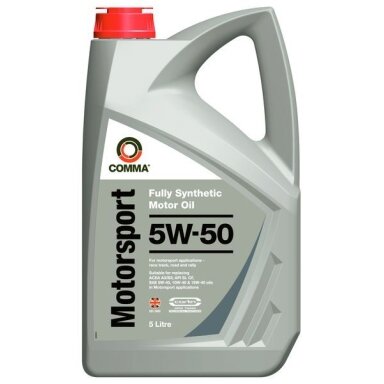 Variklio alyva Comma MOTORSPORT 5W50, 5L