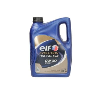 Variklio alyva ELF Evolution Fulltech FDX 0W30, 5L
