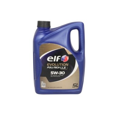 Variklio alyva ELF Evolution Fulltech LLX 5W30, 5L