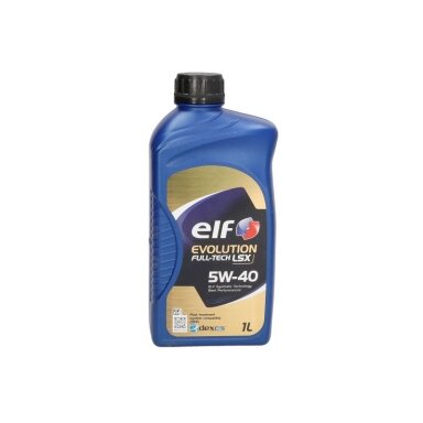 Variklio alyva ELF Evolution Fulltech LSX 5W40, 1L
