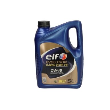 Variklio alyva ELF Evolution R-TECH ELITE 0W16, 5L