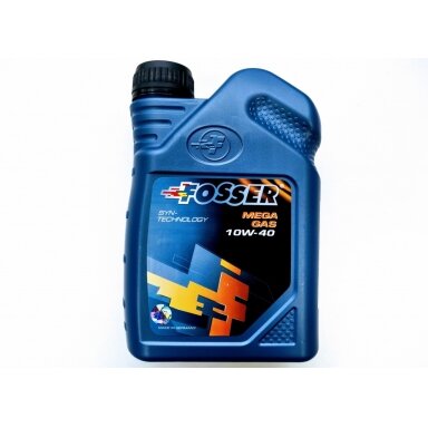 Variklio alyva Fosser Mega GAS 10W-40, 1l