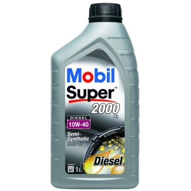 Variklio alyva Mobil Super 2000 X1 D 10W40, 1L