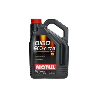 Variklio alyva Motul 8100 ECO-CLEAN 0W20, 5L