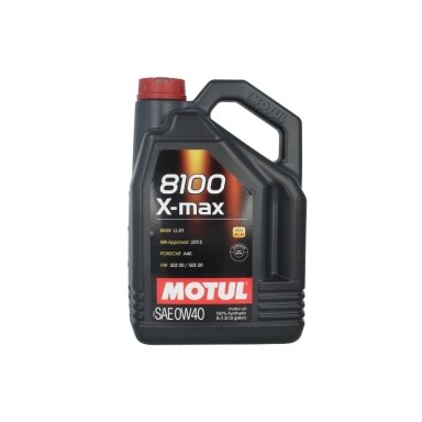 Variklio alyva Motul 8100 X-MAX 0W40, 5L