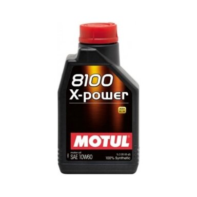 Variklio alyva Motul 8100 X-POWER 10W60, 1L