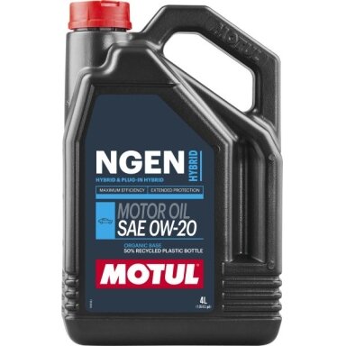 Variklio alyva Motul NGEN HYBRID 0W20, 4L
