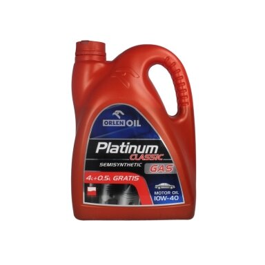 Variklio alyva Orlen Platinum Classic GAS 10W40, 4,5L